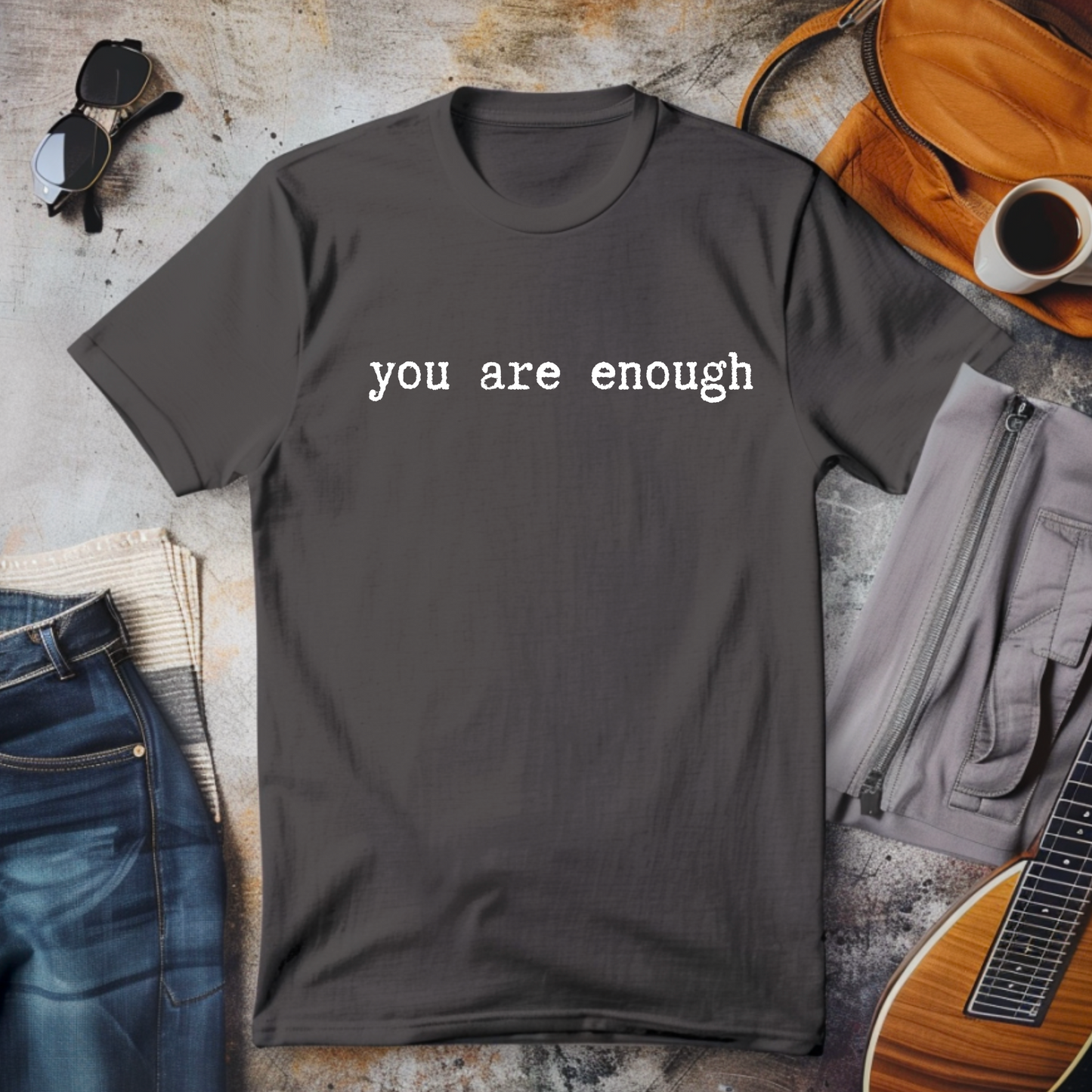 You Are Enough, Premium Unisex Crewneck T-shirt