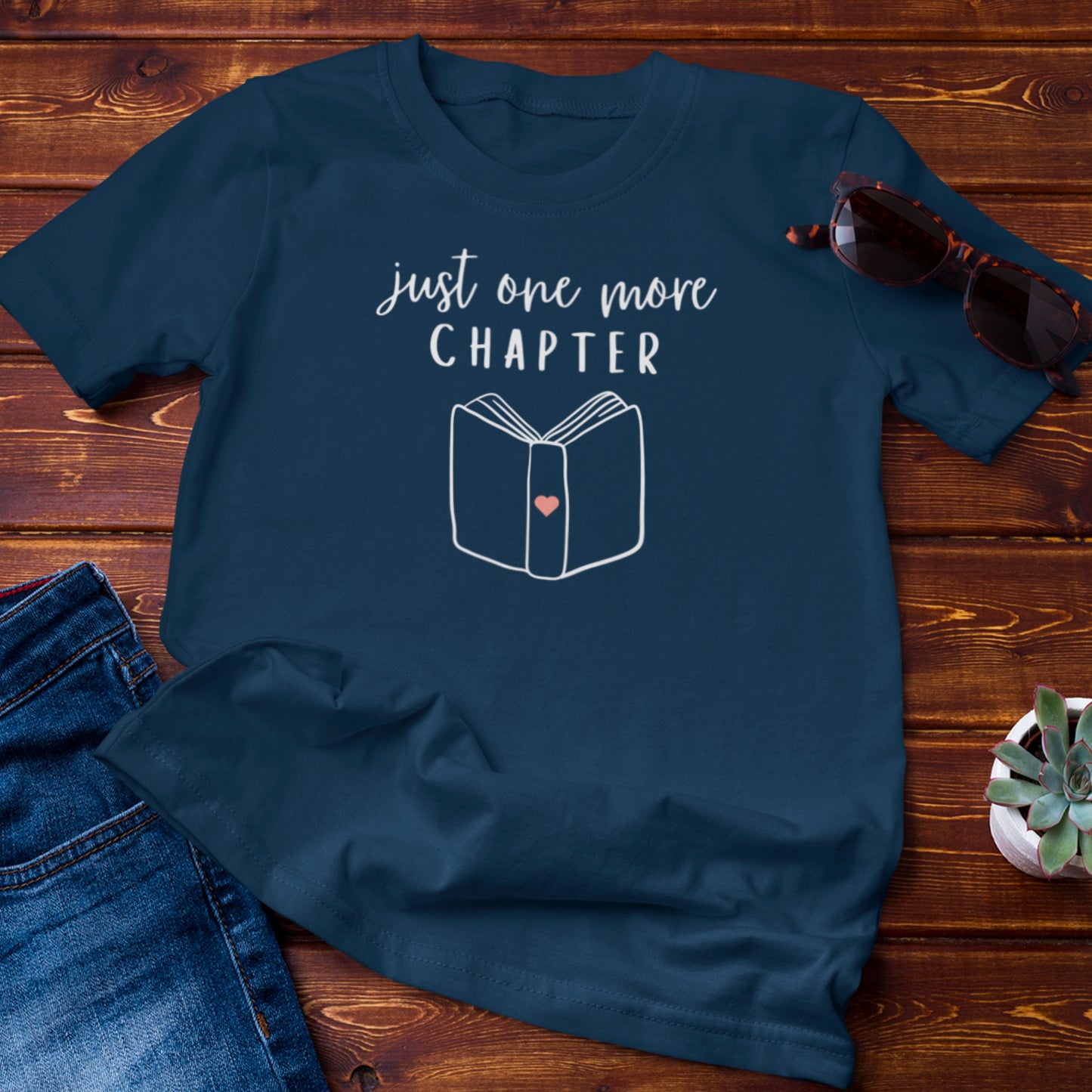 Just One More Chapter, Premium Unisex Crewneck T-shirt