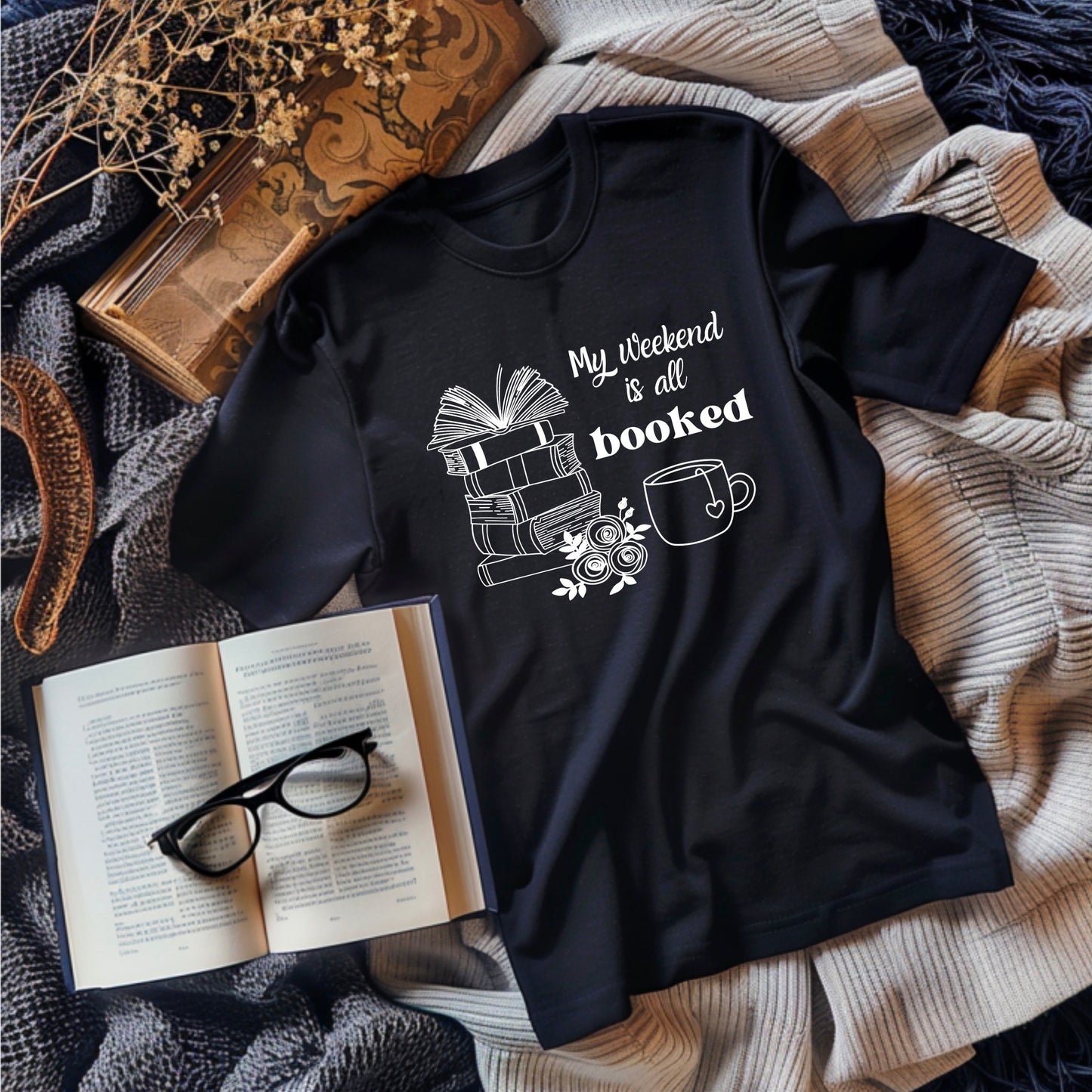 My Weekend is All Booked, Premium Unisex Crewneck T-shirt