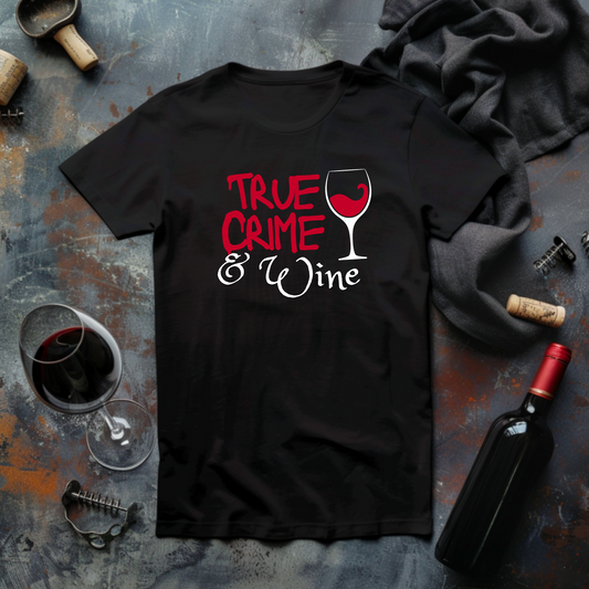 True Crime and Wine, Premium Unisex Crewneck T-shirt