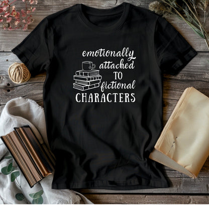 Emotionally Attached to Fictional Characters, Premium Unisex Crewneck T-shirt