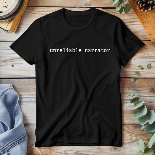 Unreliable Narrator, Premium Unisex Crewneck T-shirt