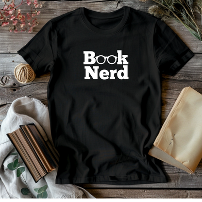 Book Nerd, Premium Unisex Crewneck T-shirt