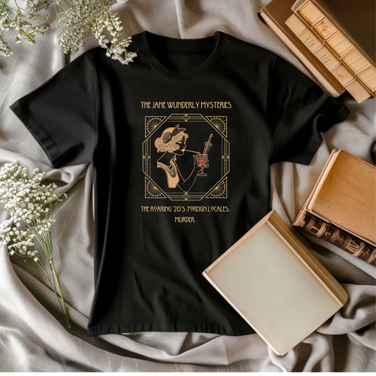 The Jane Wunderly Mysteries By Erica Ruth Neubauer, Premium Unisex Crewneck T-shirt