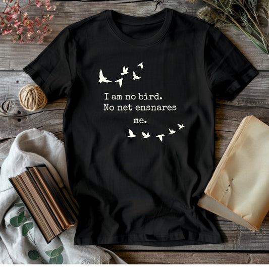 I Am No Bird, No Net Ensnares Me, Jane Eyre, Women's Premium Relaxed T-Shirt