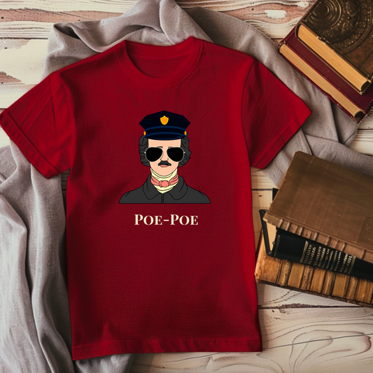 Edgar Allan Poe as the Poe-Poe, Premium Unisex Crewneck T-shirt