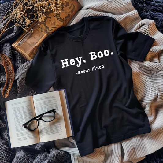 Hey, Boo. Scout Finch, Premium Unisex Crewneck T-shirt