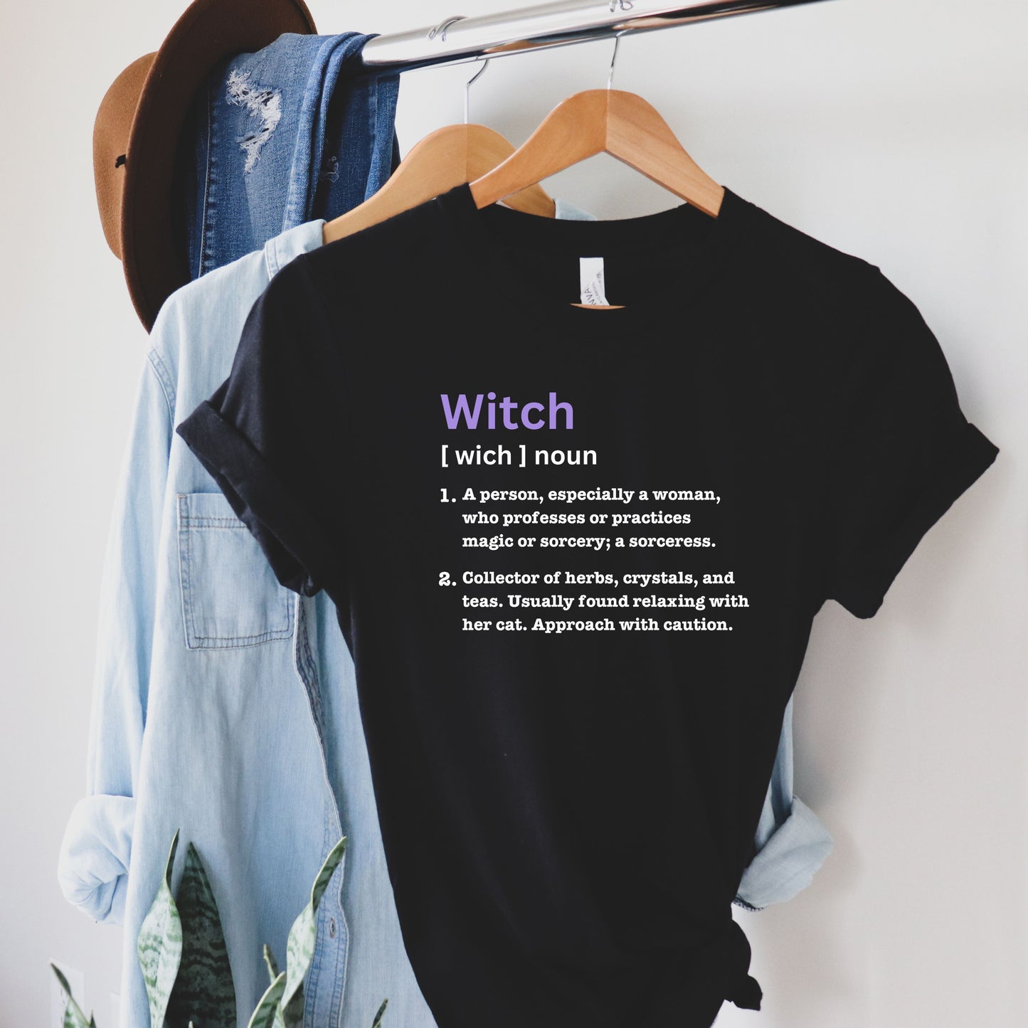 Witch Definition, Premium Unisex Crewneck T-shirt