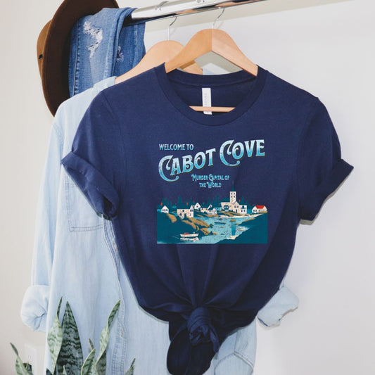 Welcome to Cabot Cove, Murder Capital of the World, Premium Unisex Crewneck T-shirt