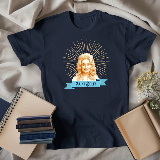 Saint Dolly Parton, Women's Premium Relaxed T-Shirt