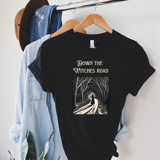 Down the Witches Road, Agatha Harkness, Soft Cotton Unisex Crewneck T-Shirt