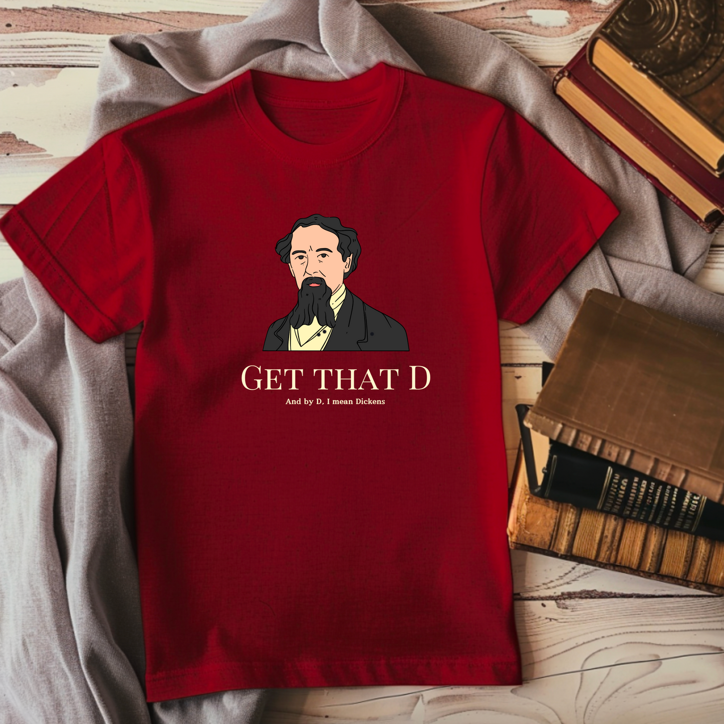 Get That D (Charles Dickens), Women's Premium Relaxed T-Shirt