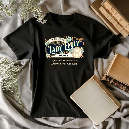 Lady Emily Port, Series by Tasha Alexander, Premium Unisex Crewneck T-shirt