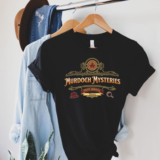 Murdoch Mysteries, Soft Cotton Unisex Crewneck T-Shirt